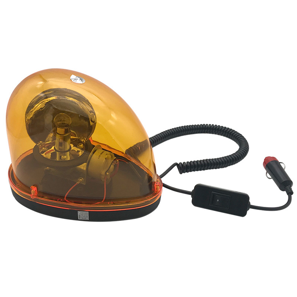 DC12V/24V 15W Halogen Warning Light Car Rotating Light Road Garbage Truck With Magnetic Adsorption Snail Lamp DC12V/24V 15W Halogen Warning Light Car Rotating Light Road Garbage Truck With Magnetic Adsorption Snail Lamp
